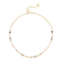 Sodini bijoux Collana corta perline perle incatenate Hera - Multicolor