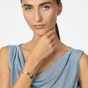 Sodini bijoux Bracciale elastico grandi perle, cristalli, perline Hera - Multicolor