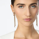 Sodini bijoux Orecchini charm due catene Hera - Multicolor