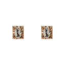 Sodini bijoux Orecchini piccolo charm geometrico Hera - Grigio
