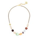 Sodini bijoux Collana corta catena grandi elementi Rea - Multicolor