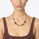 Sodini bijoux Collana corta catena grandi elementi Rea - Multicolor