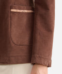 Alviero Martini Giacca casual in maglia inglese Caffè