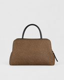 Borbonese URBAN Borsa a mano in tela rivestita Op e Pelle