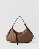 Borbonese PRIVE BORSA HOBO SMALL Borsa a mano in tessuto Op e Pelle